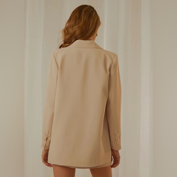 BRAND NEW! Peppermayo Exclusive Italian Cities Blazer - Cream - Size 2 - Picture 4 of 5